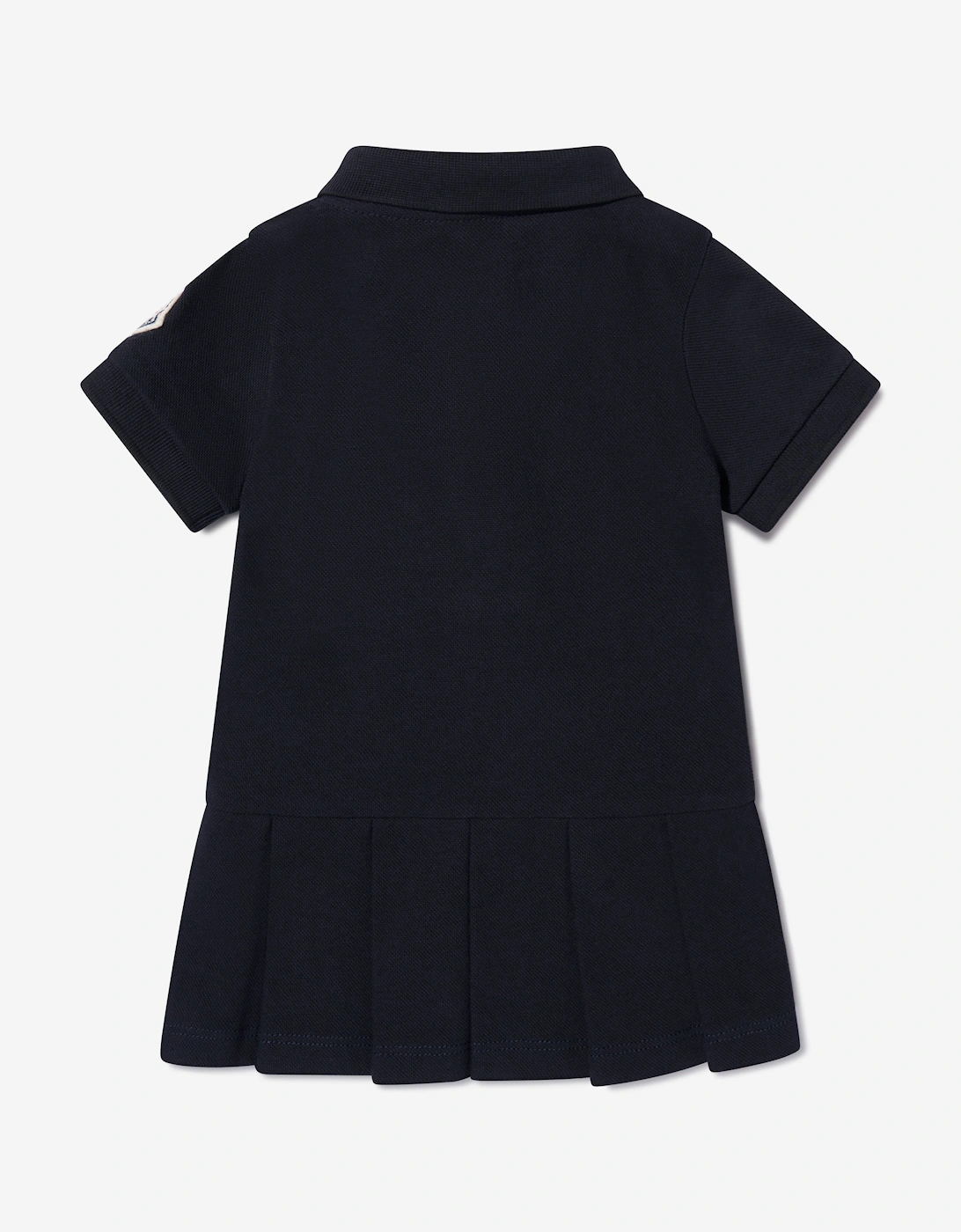 Enfant Baby Girls Branded Polo Dress in Navy