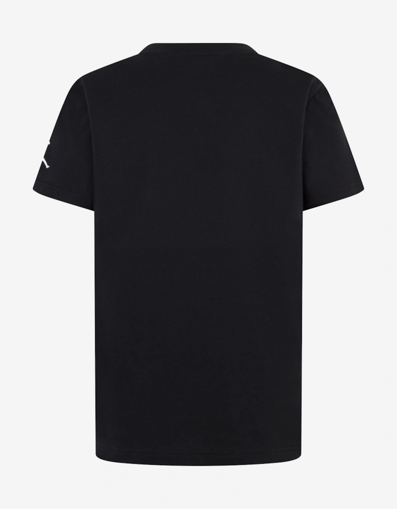 Boys Sports Graphic T-Shirt in Black