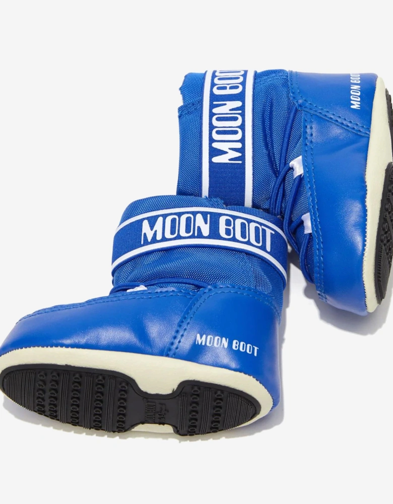 Moon Boot Baby Boys Crib Boots in Blue