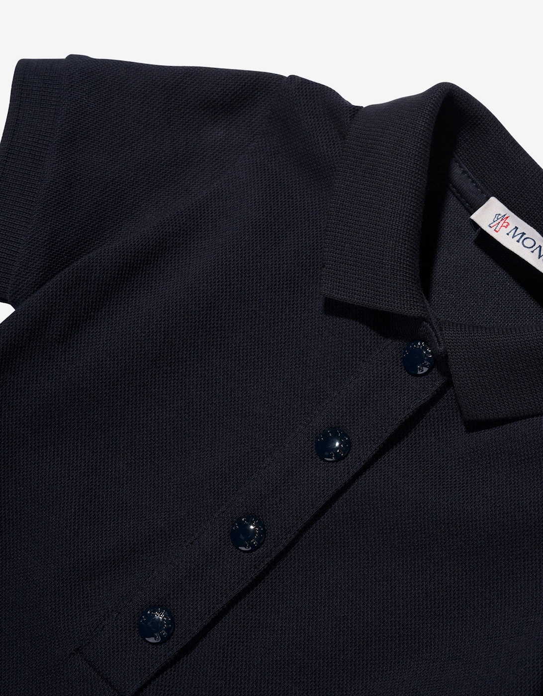 Enfant Baby Girls Branded Polo Dress in Navy