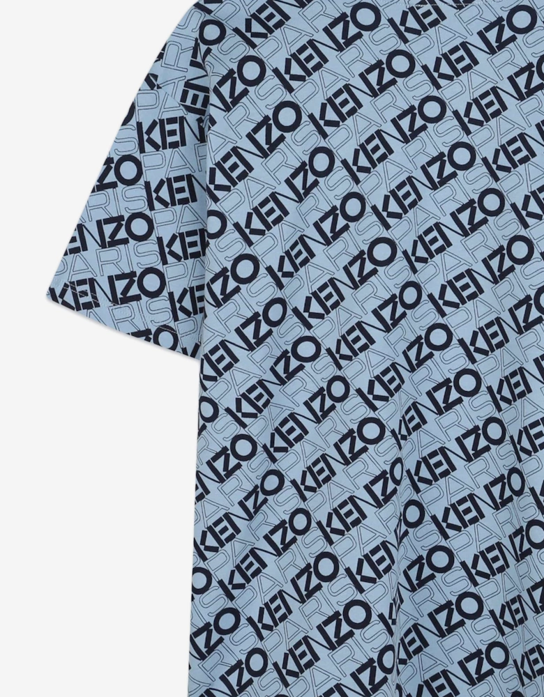 Boys Logo T-Shirt in Blue