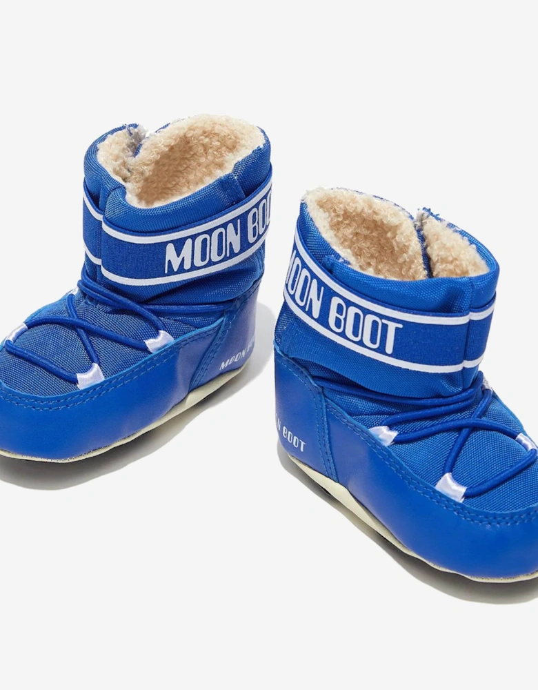 Moon Boot Baby Boys Crib Boots in Blue
