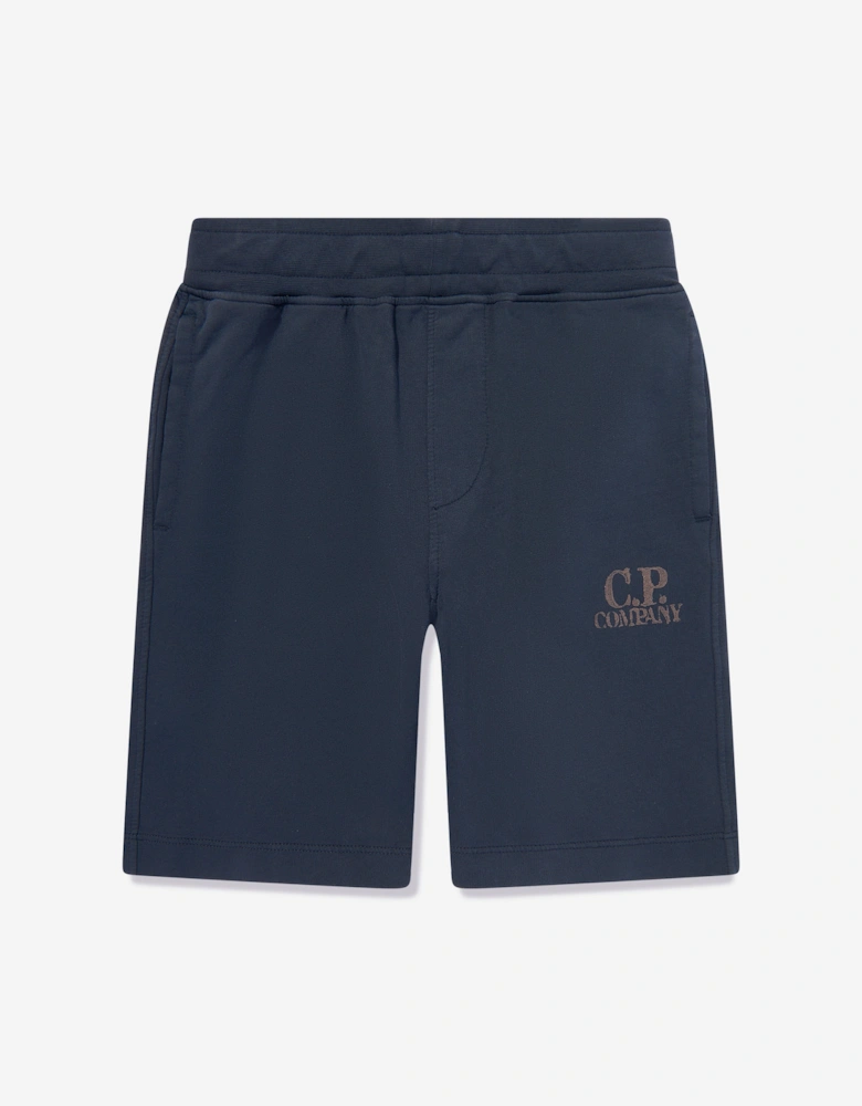 C.P. Company Boys Logo Short Set in Navy