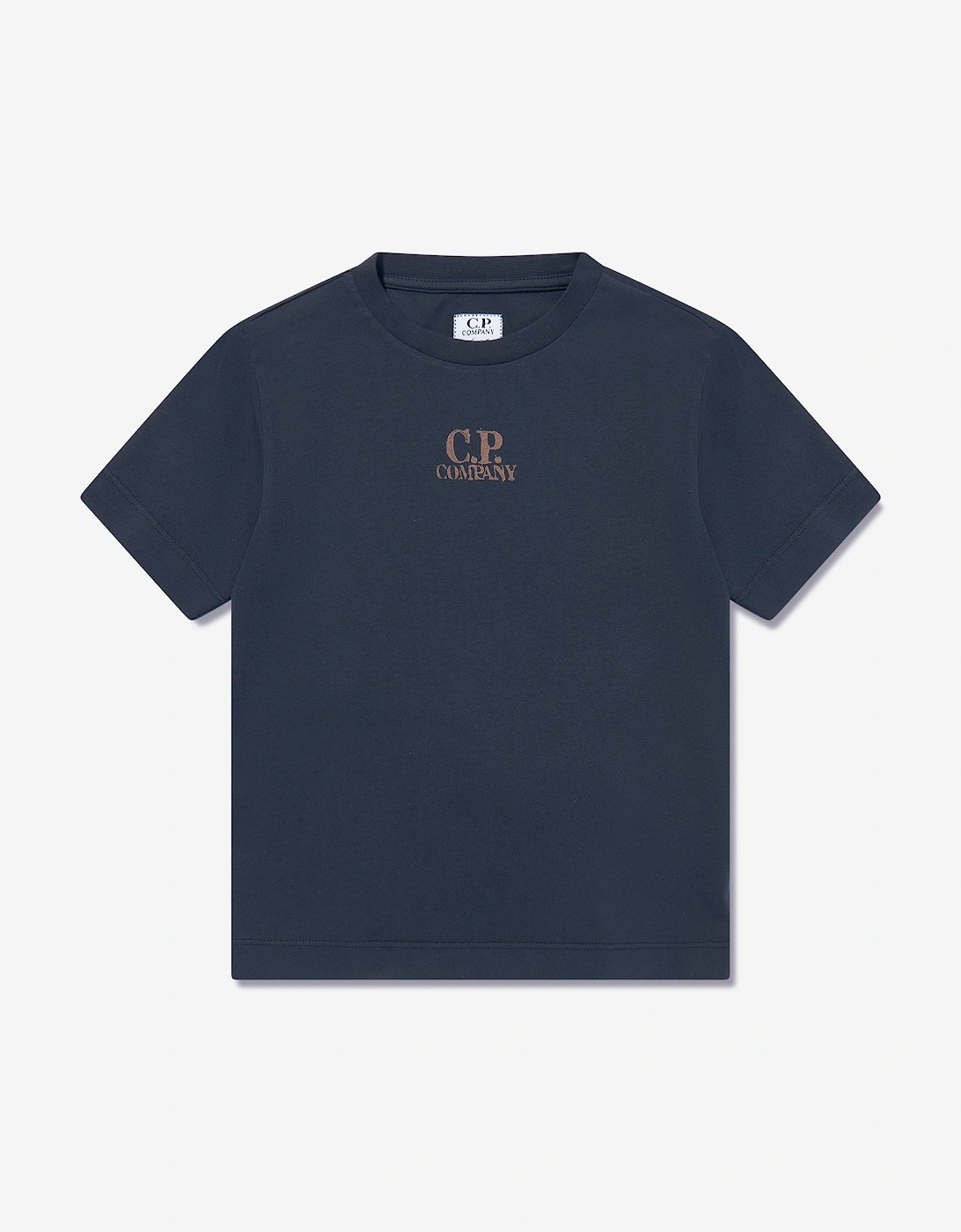 C.P. Company Boys Logo Short Set in Navy