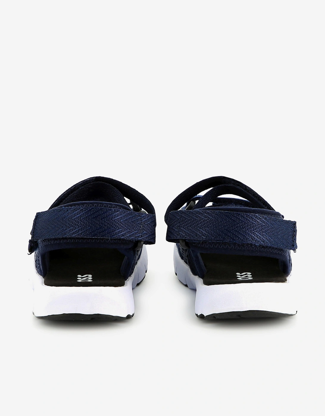 BOSS Boys Velcro Strap Sandals in Navy