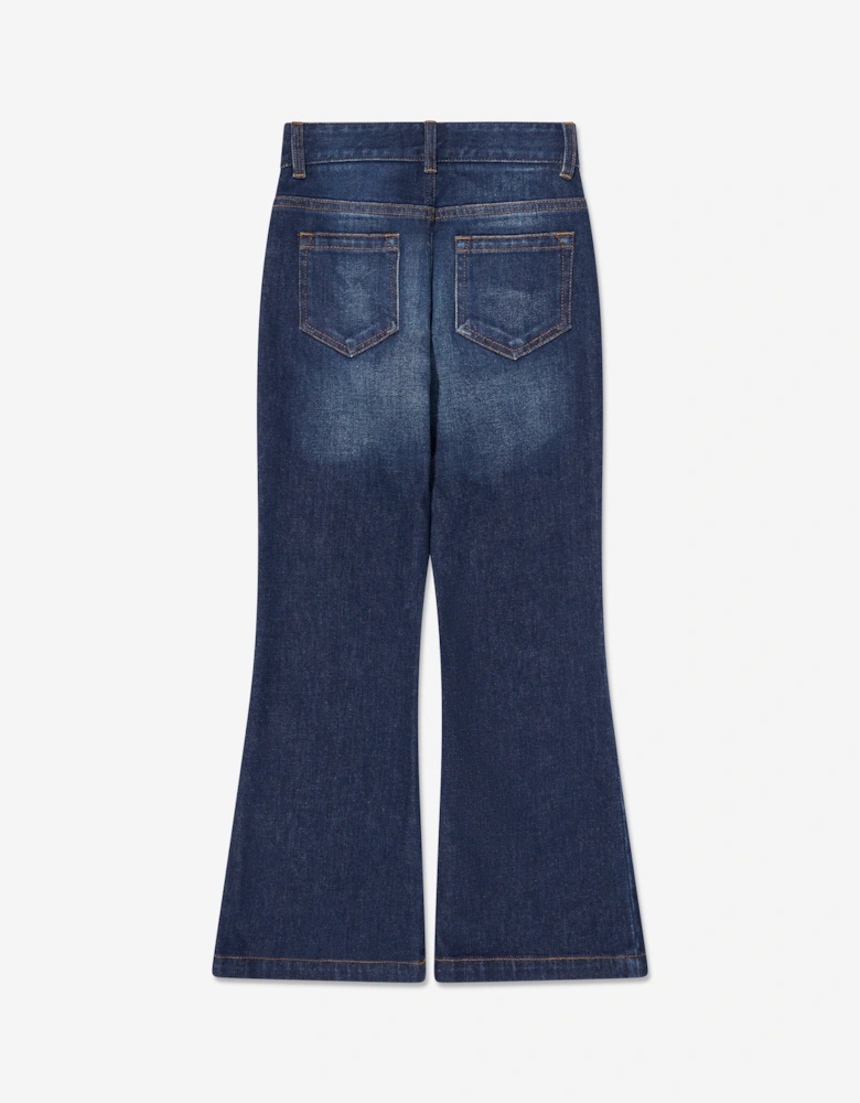 Girls Denim Jeans in Blue