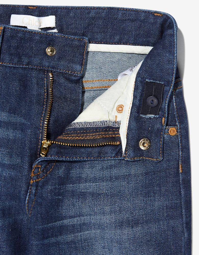 Girls Denim Jeans in Blue