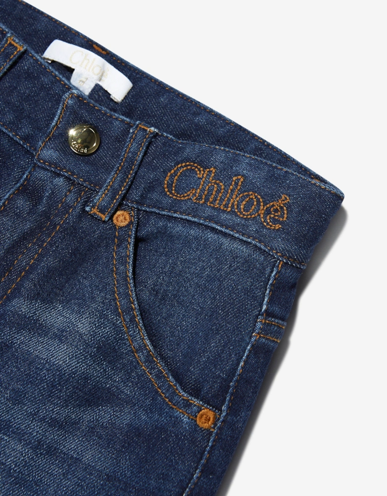 Girls Denim Jeans in Blue