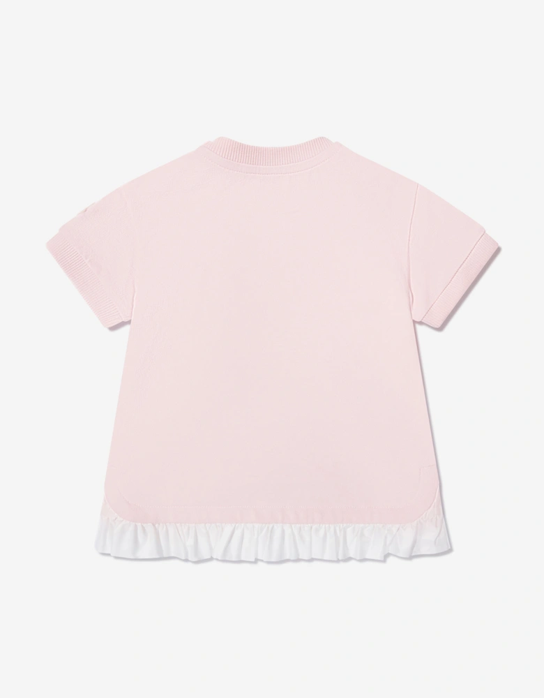 Enfant Baby Girls T-Shirt Dress in Pink
