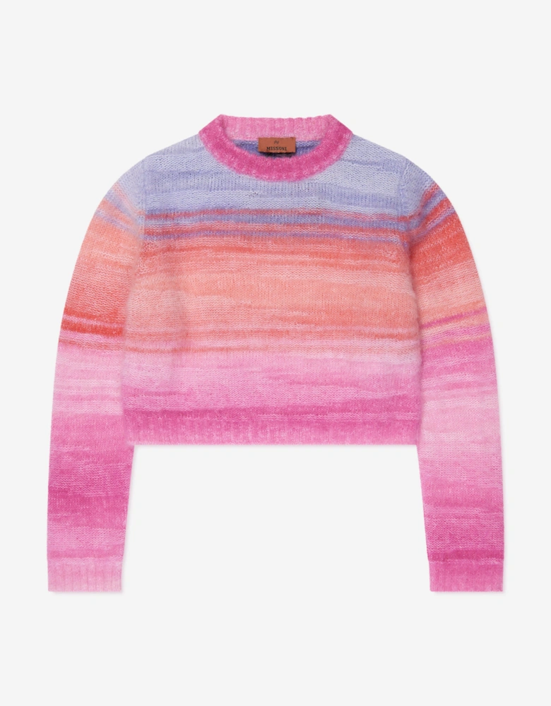 Girls Knitted Jumper in Multicolour