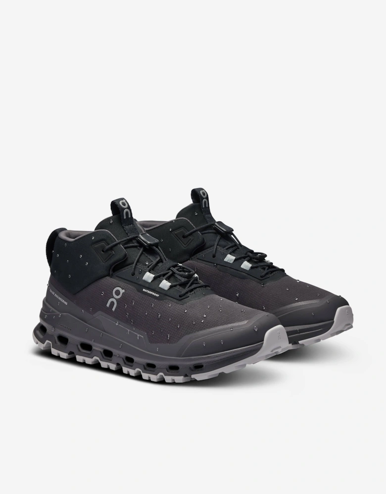 Running Kids Cloudhero Mid Waterproof Trainers in Black