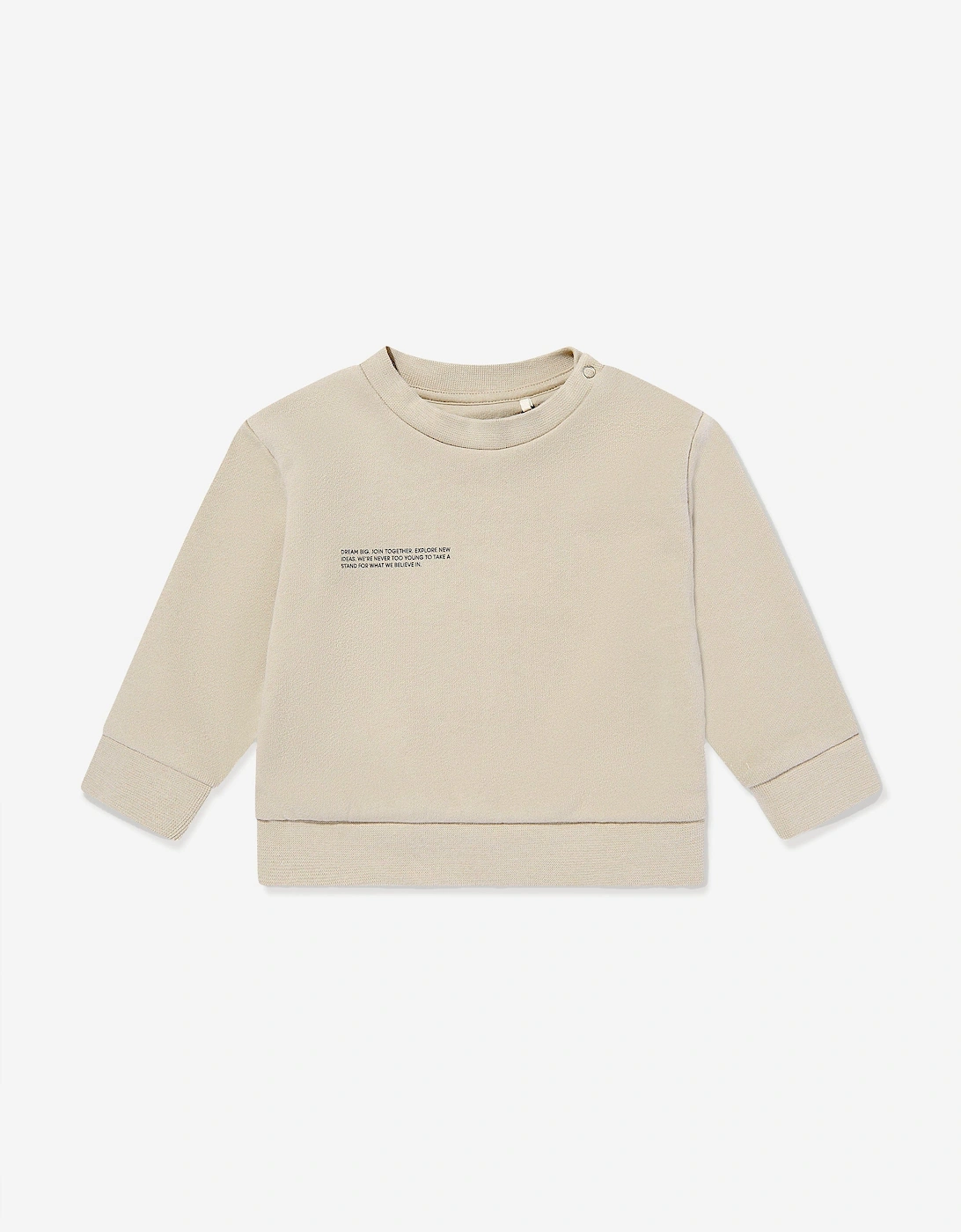 Baby 365 Midweight Sweatshirt in Beige, 5 of 4