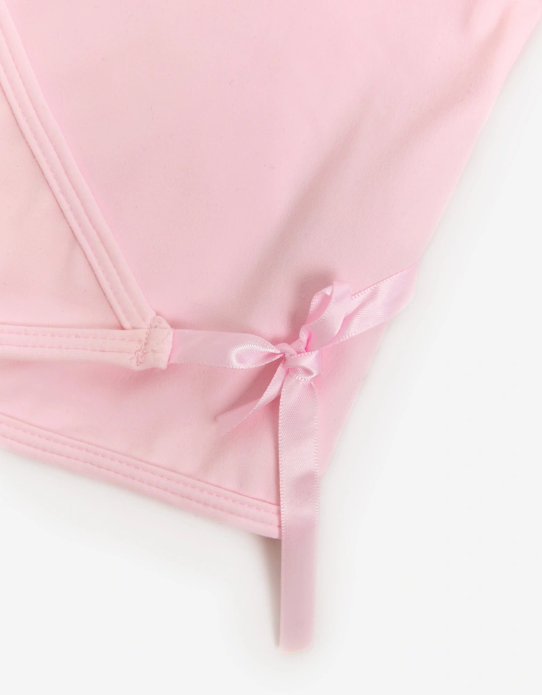 Girls Rhythm Wrap Top in Pink