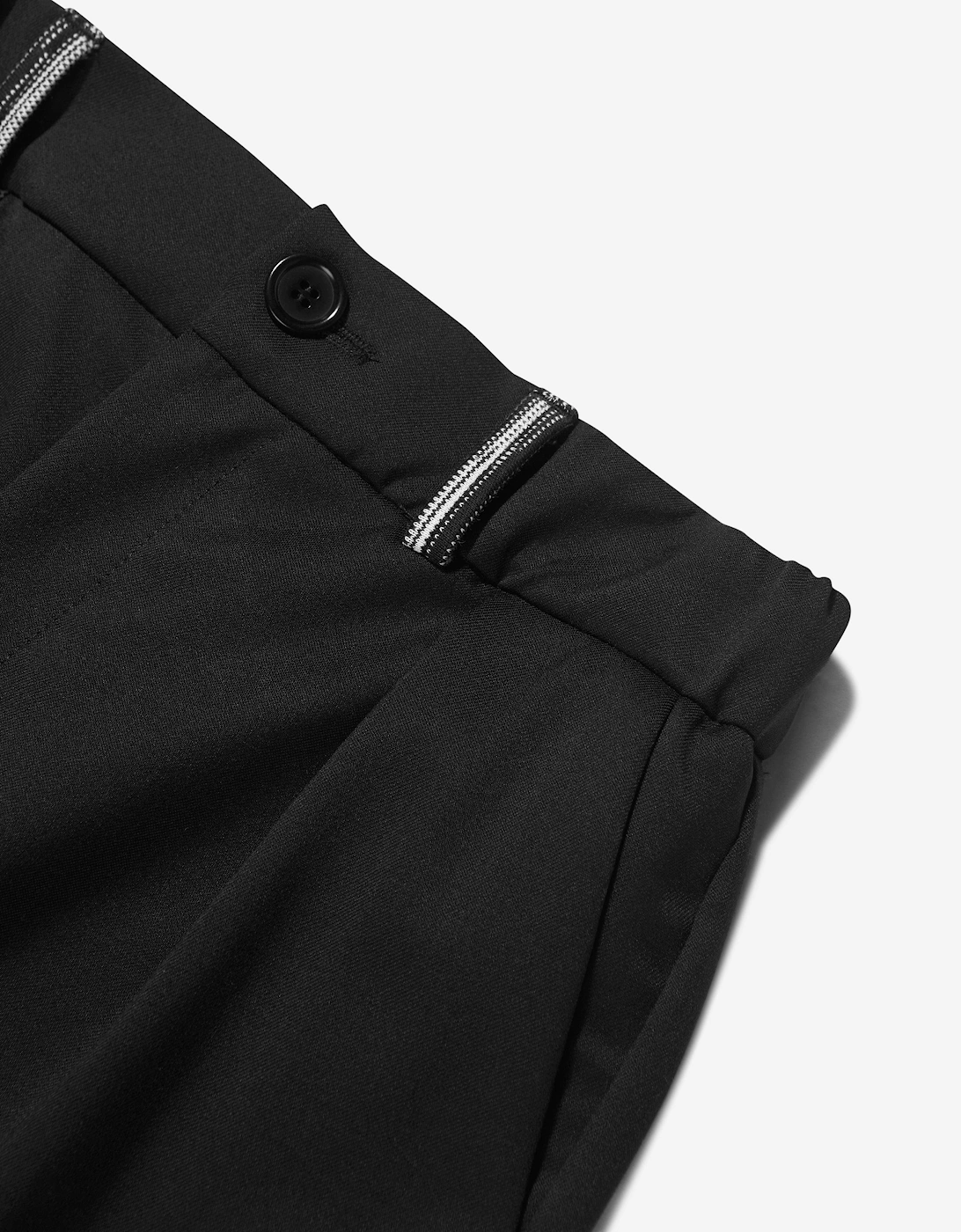 Boys Cargo Trousers in Black