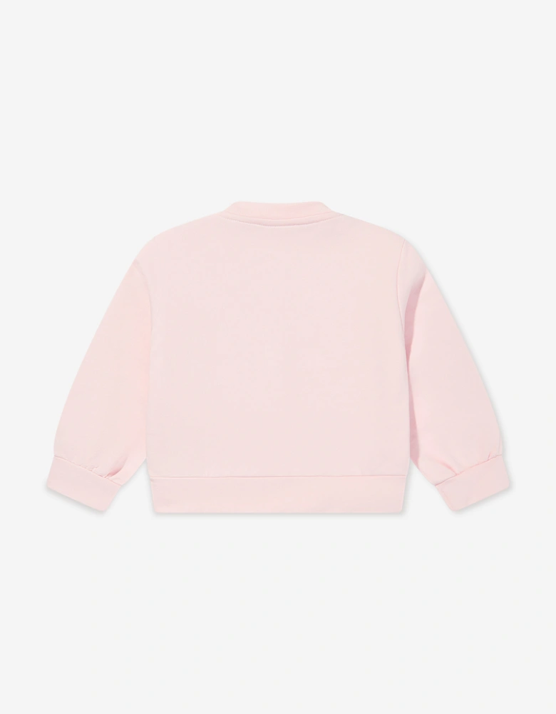 Baby Girls Logo Sweatshirt in Pink