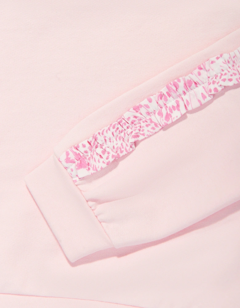 Baby Girls Logo Sweatshirt in Pink