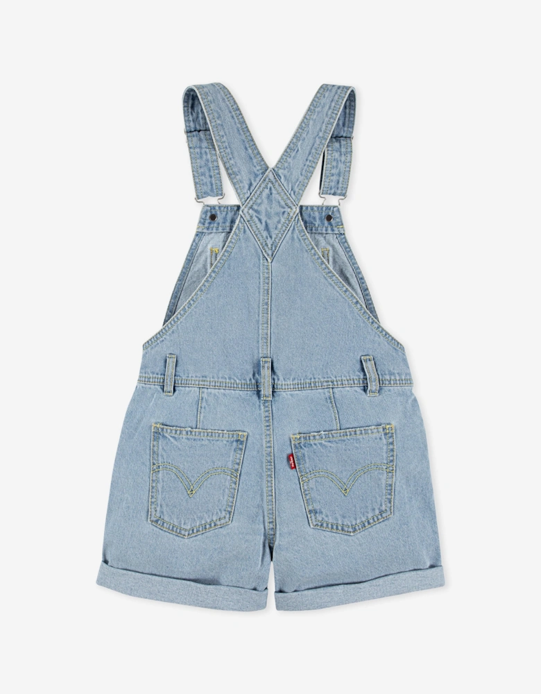 Girls Classic Shortalls in Blue