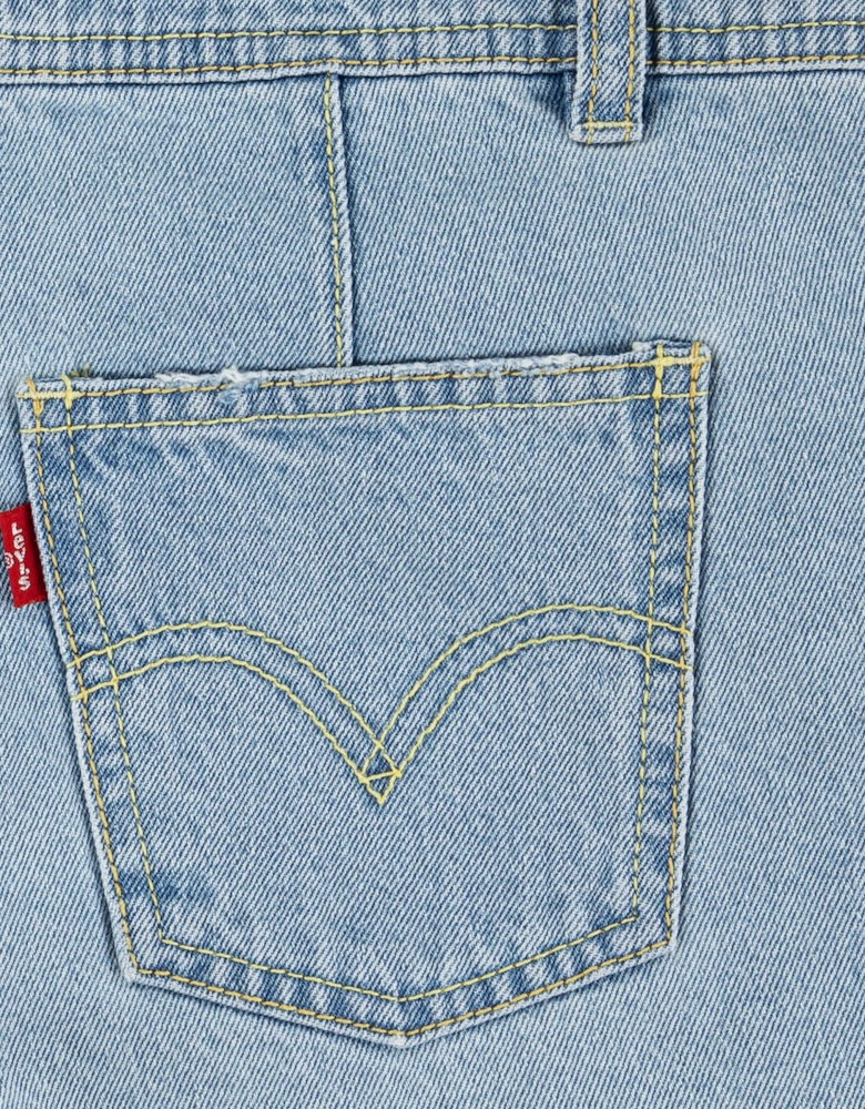Girls Classic Shortalls in Blue
