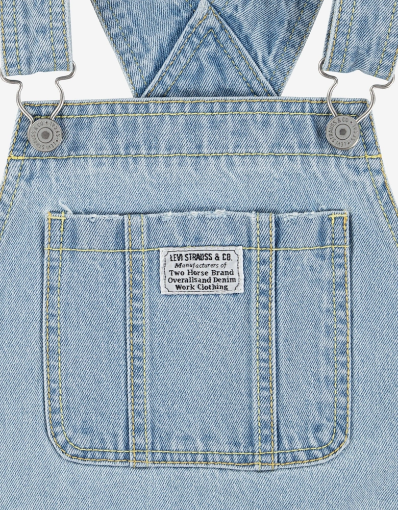 Girls Classic Shortalls in Blue