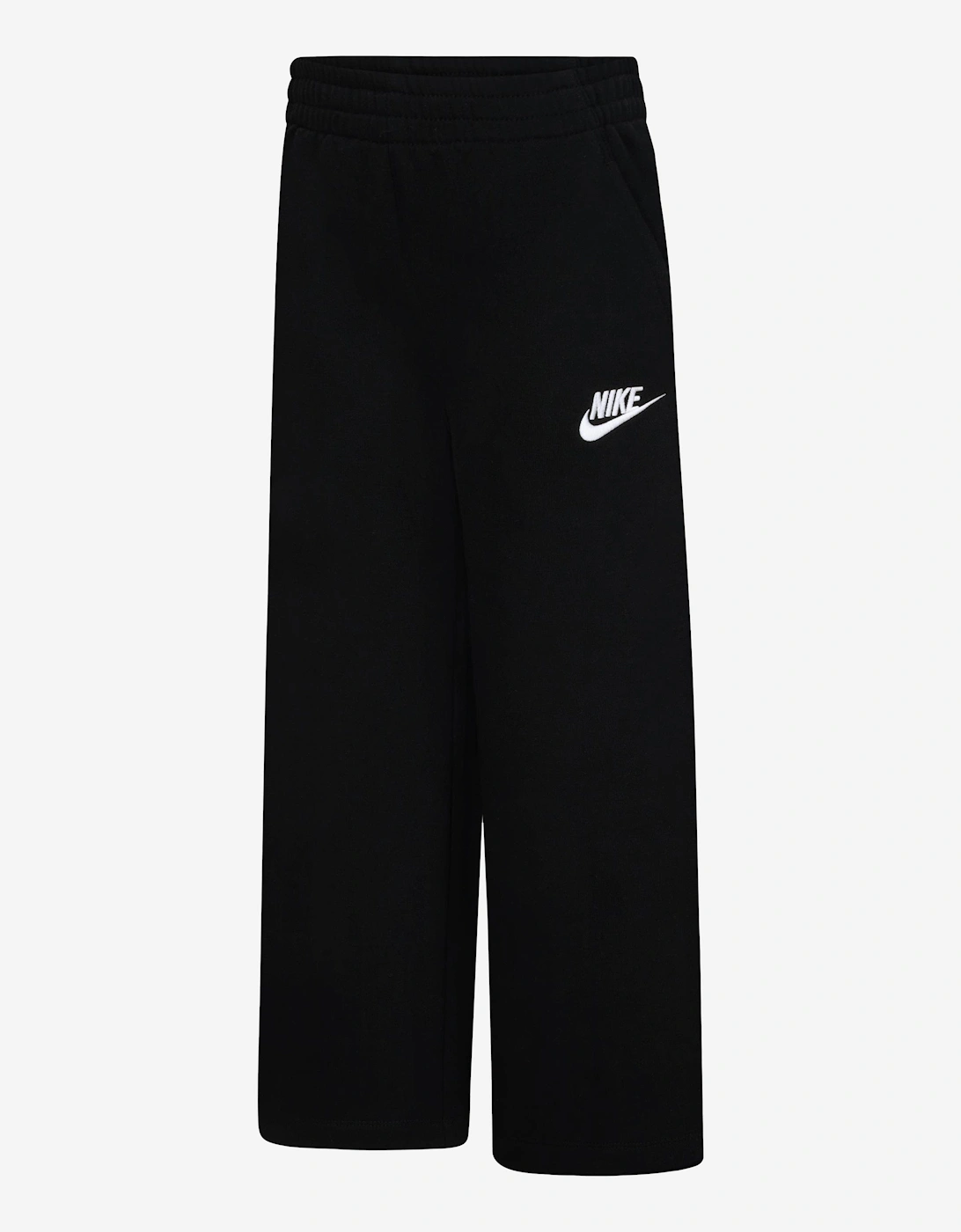 Girls NSW Club Fleece Wide Leg Pants in Black