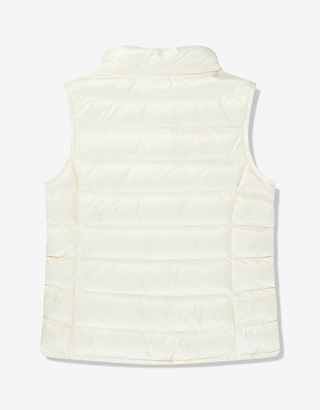 Girls Down Padded Liane Gilet in Ivory