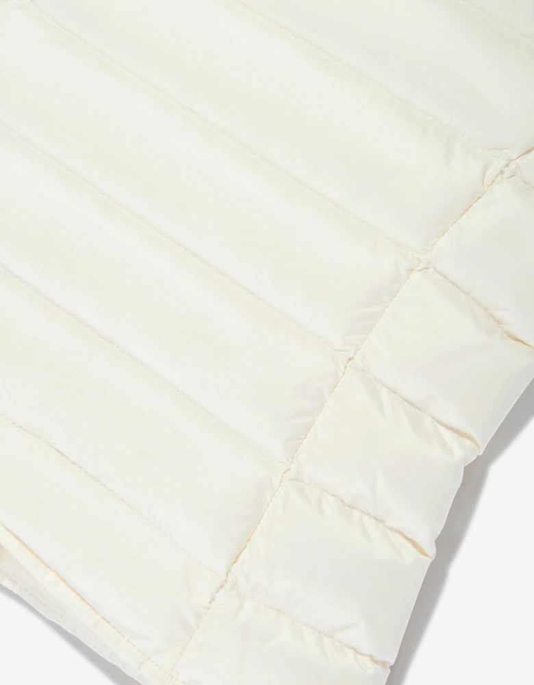 Girls Down Padded Liane Gilet in Ivory