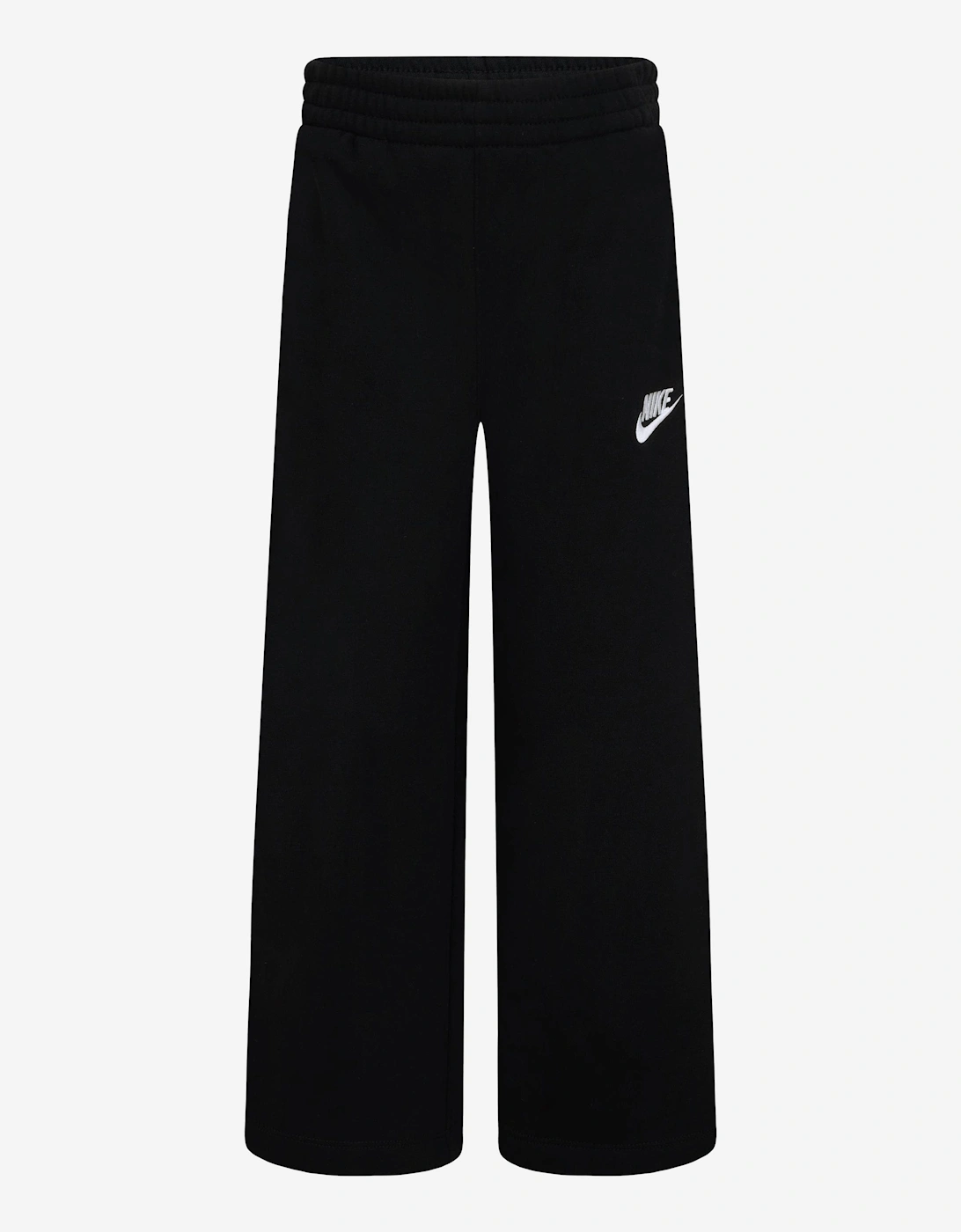 Girls NSW Club Fleece Wide Leg Pants in Black, 5 of 4