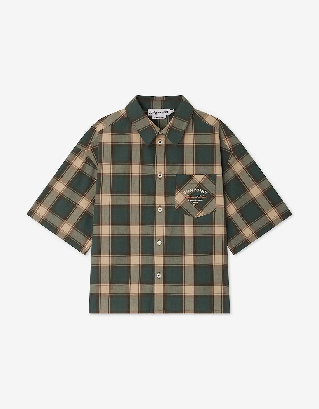 Boys Elyas Shirt in Green, 5 of 4