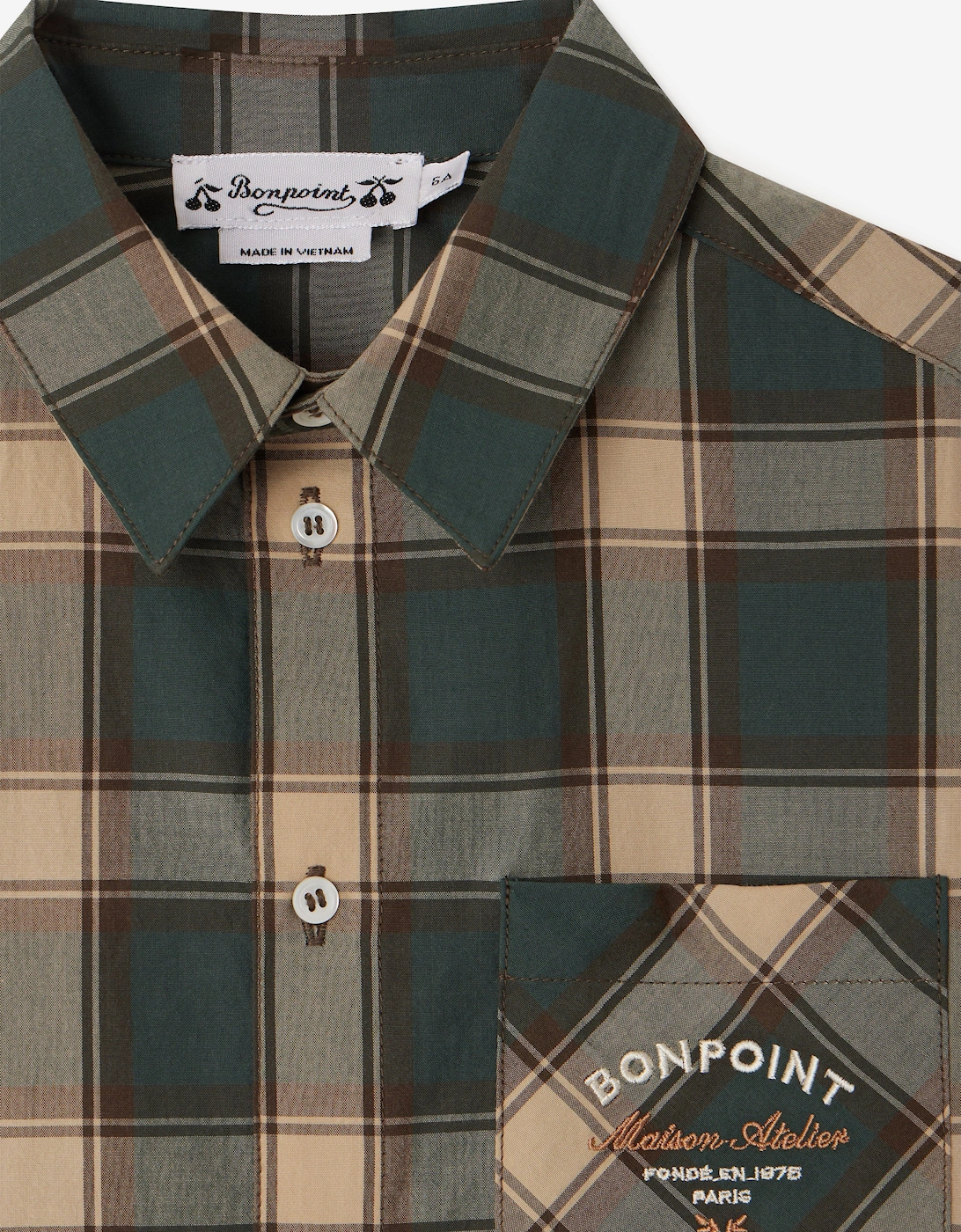 Boys Elyas Shirt in Green