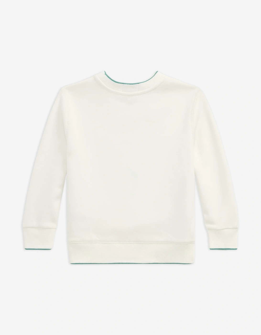 Boys Polo Bear Sweatshirt in Ivory M