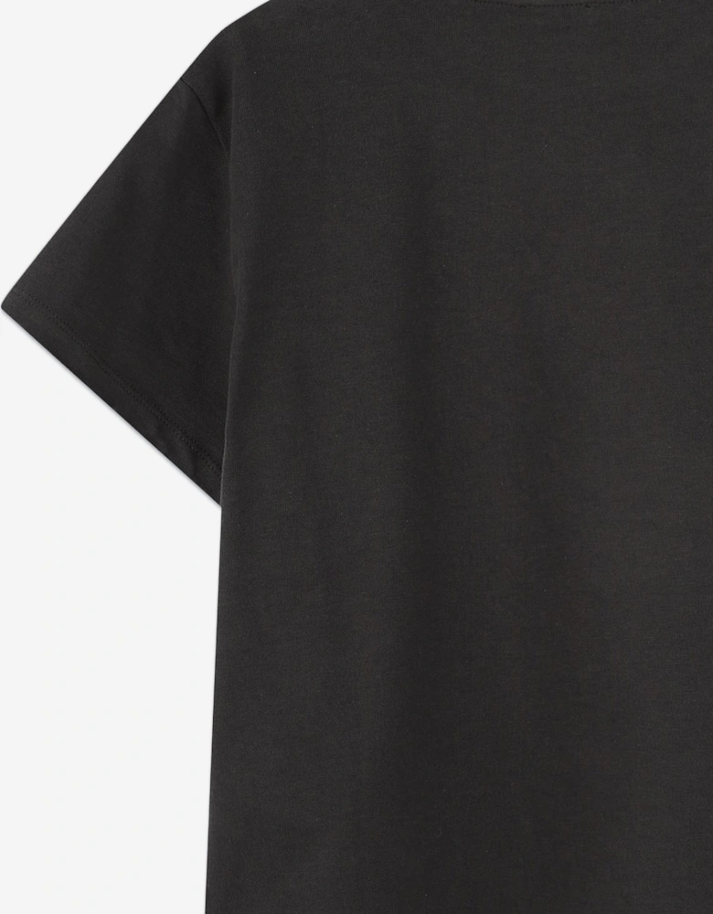 Boys Sunflowers T-Shirt in Black