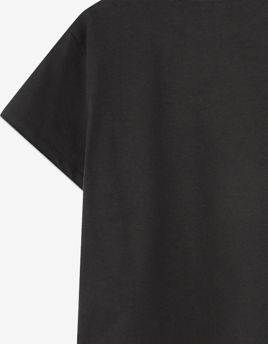 Boys Sunflowers T-Shirt in Black