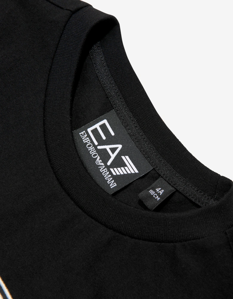 Girls Logo T-Shirt in Black