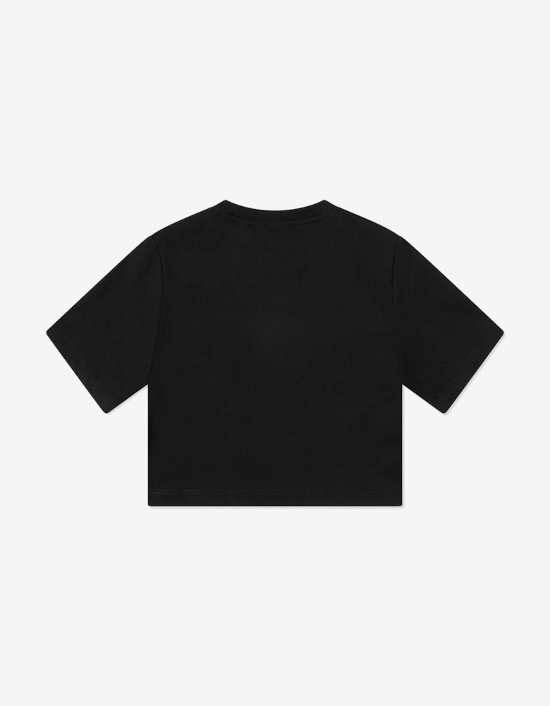Girls Logo T-Shirt in Black