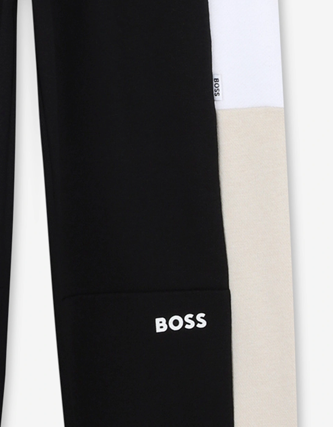 BOSS Boys Logo Joggers in Black