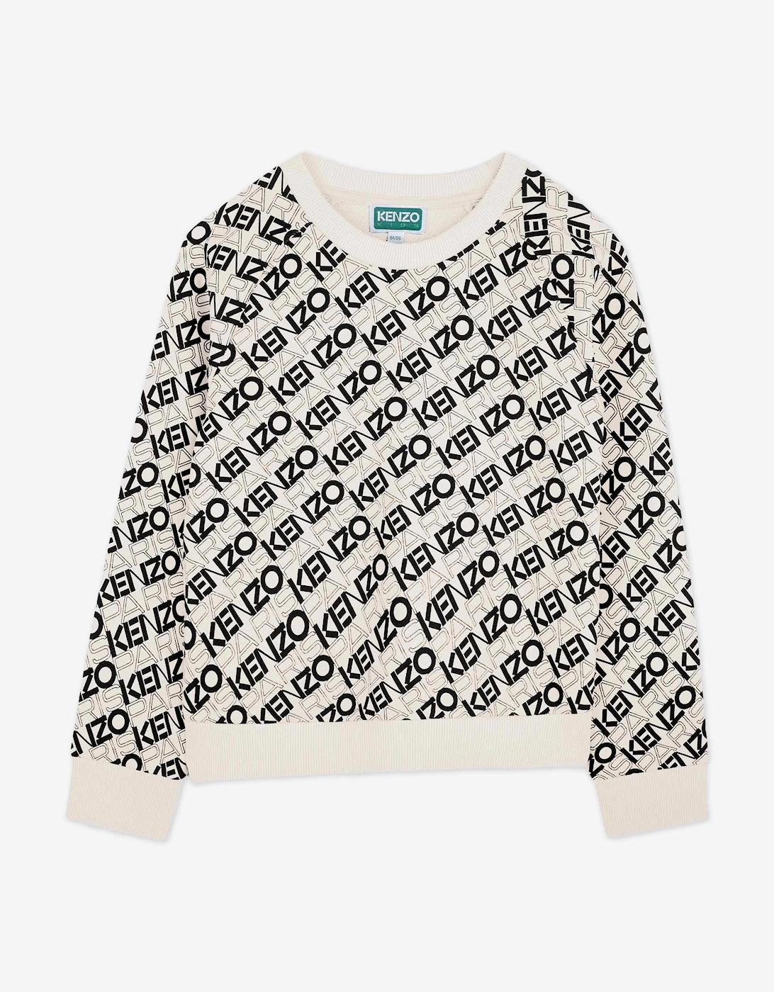 Boys Logo Sweatshirt in Black, 5 of 4