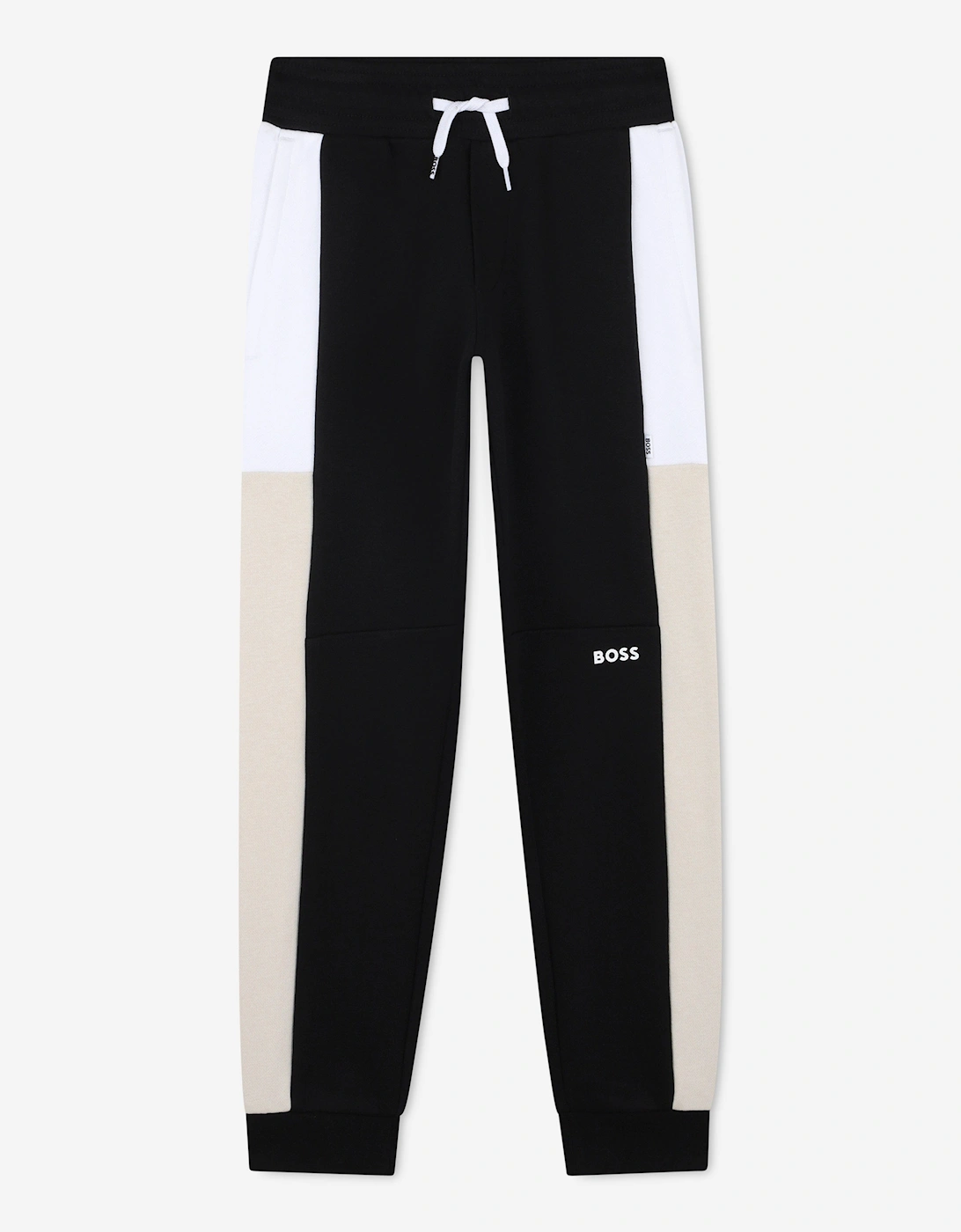 BOSS Boys Logo Joggers in Black, 5 of 4