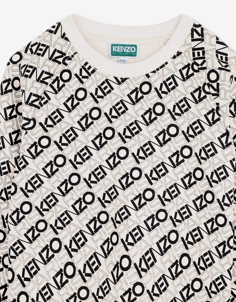 Boys Logo Sweatshirt in Black