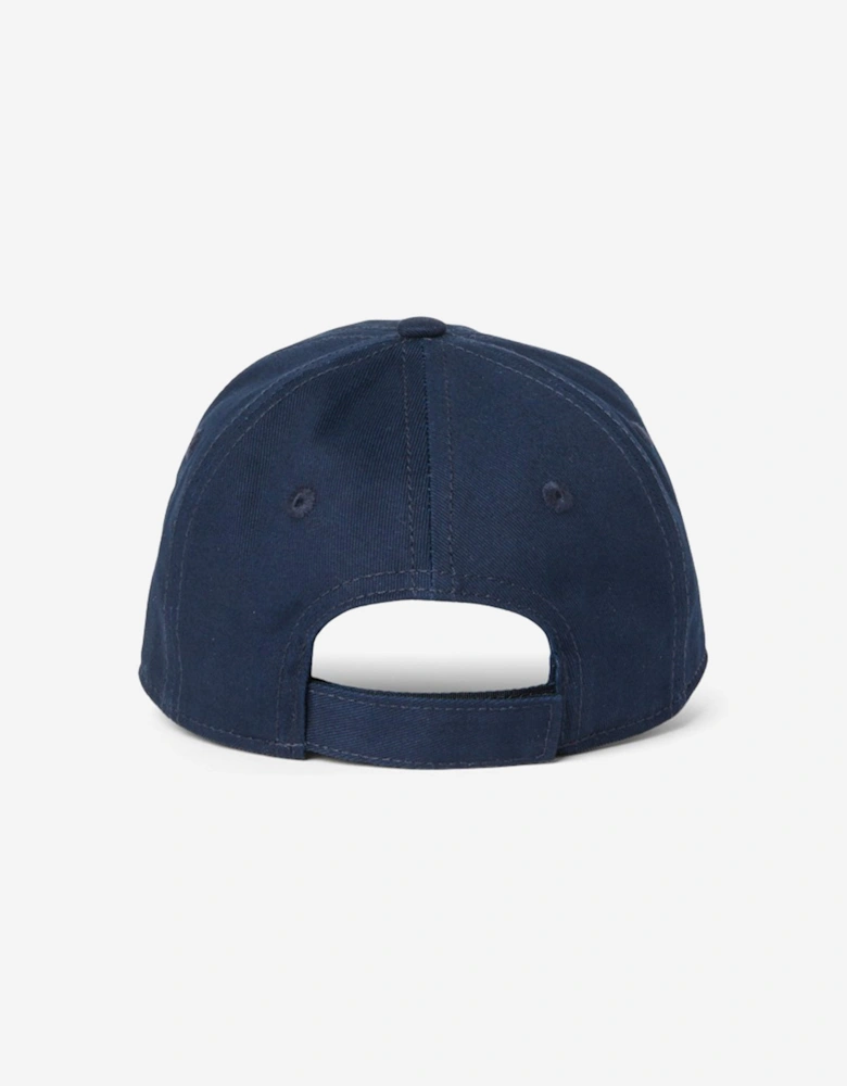 Kids Big Bookish Baseball Cap in Navy