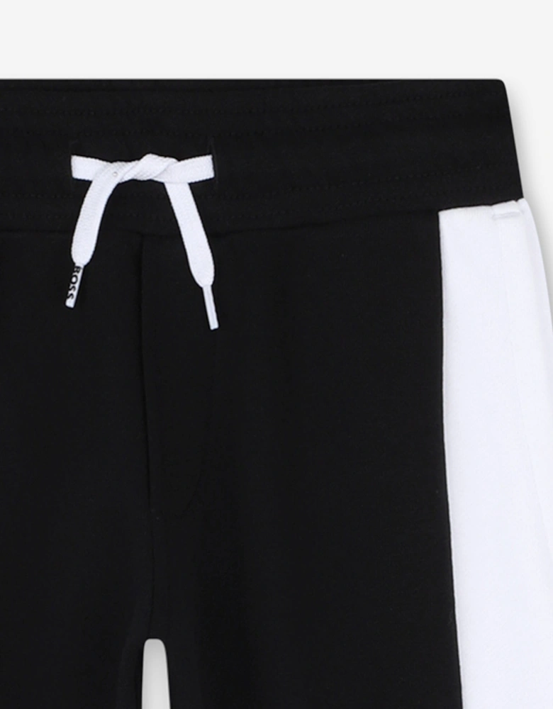 BOSS Boys Logo Joggers in Black