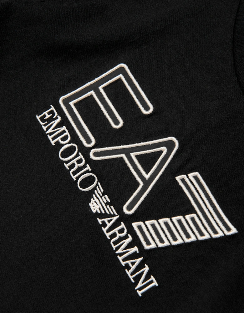 Girls Logo T-Shirt in Black