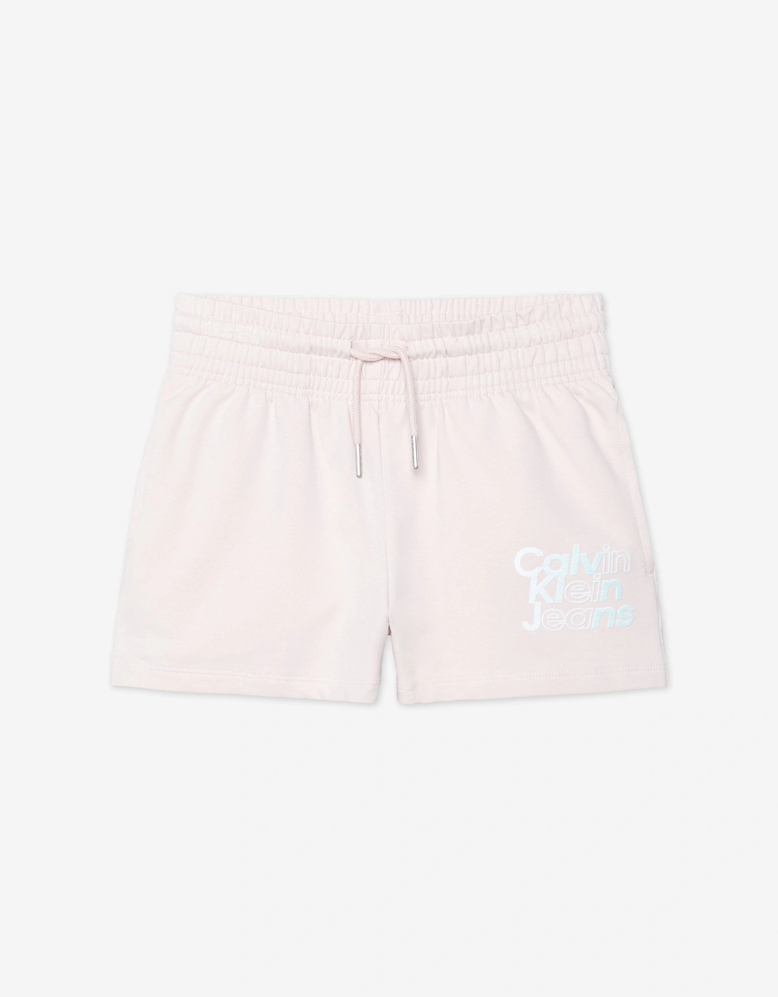 Girls Gradient Hero Logo Shorts in Pink, 5 of 4