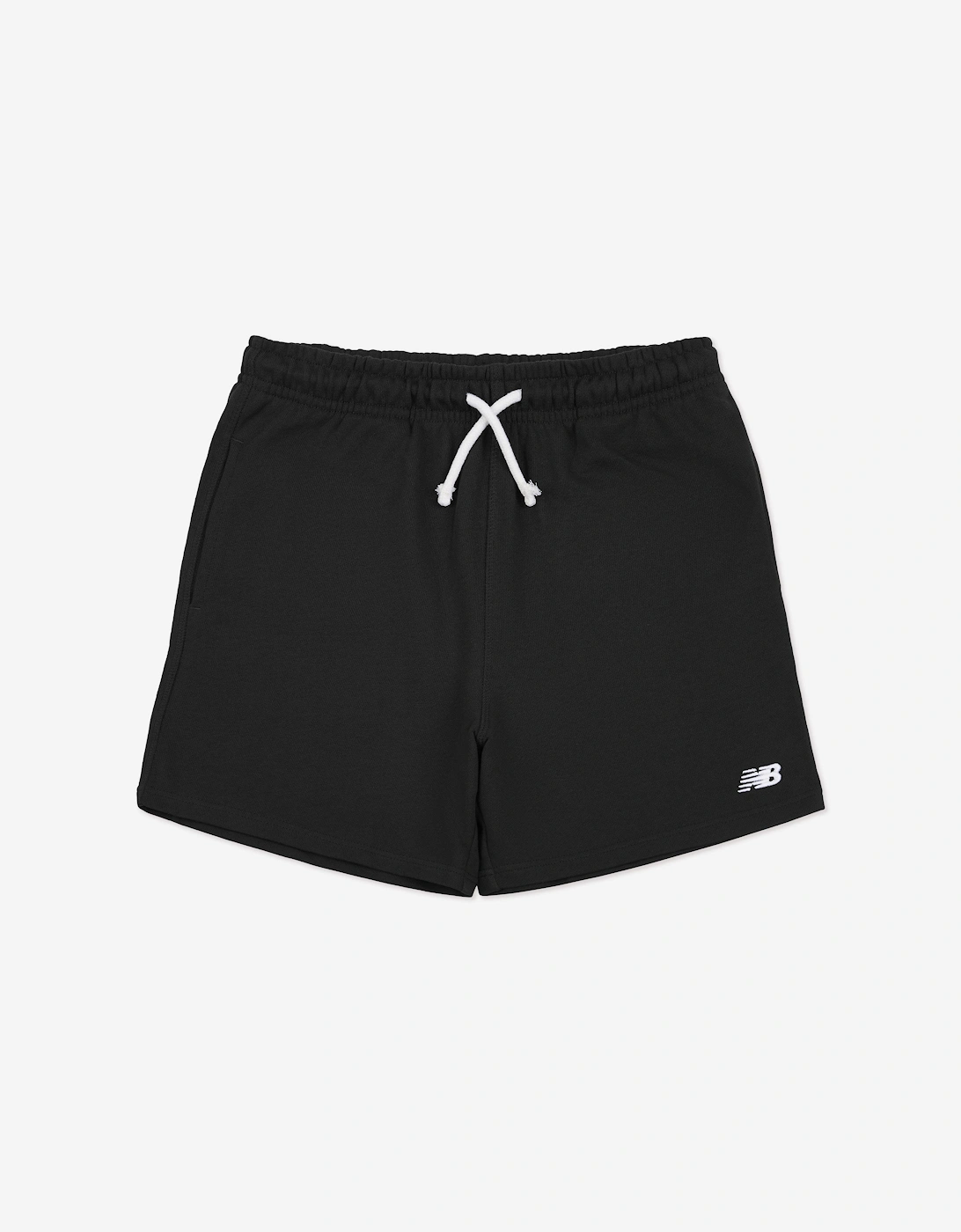 Boys French Terry Small Logo Shorts in Black, 5 of 4
