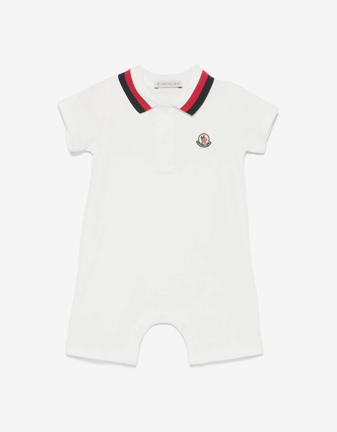 Baby Boys Logo Romper in Ivory, 5 of 4