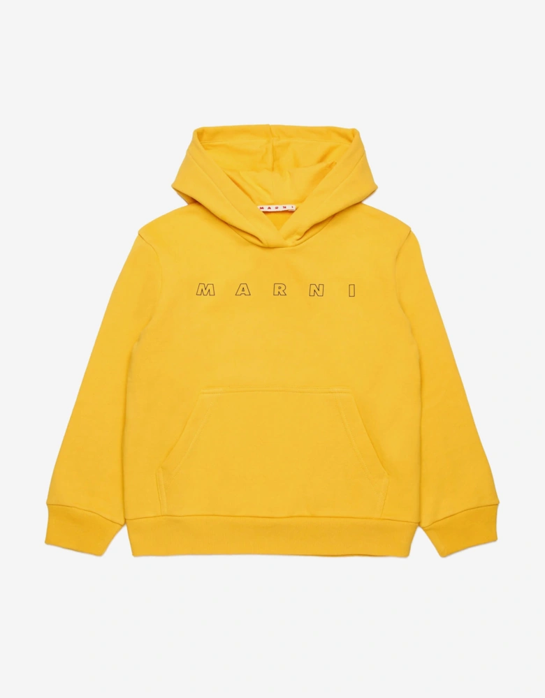 Kids Logo Hoodie in Yellow