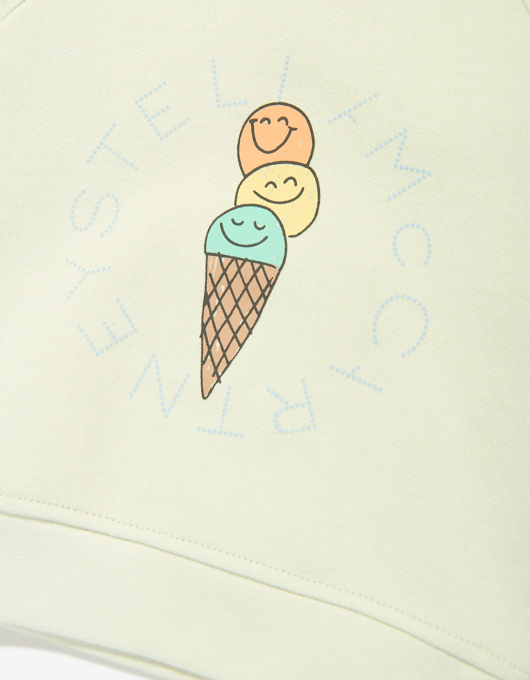 Baby Boys Ice Cream Logo Sweatshirt in Green