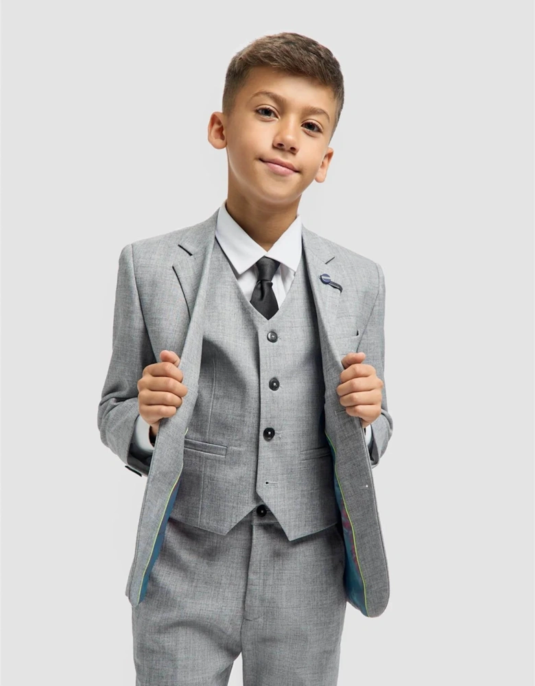 Boys Malibu Suit in Grey