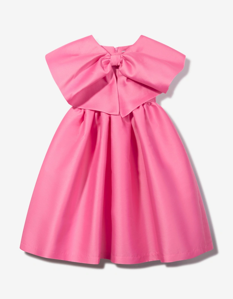 Girls Flared Special Occasion Dress With Bolero in Pink