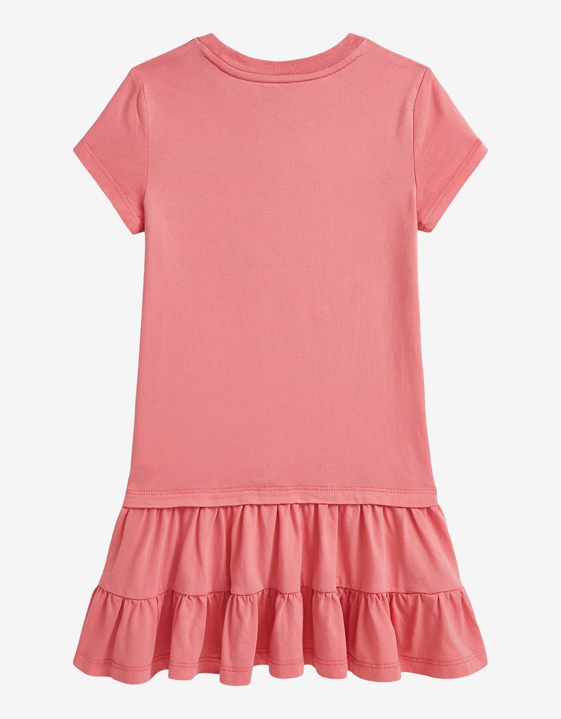 Girls Polo Bear Jersey Dress in Pink