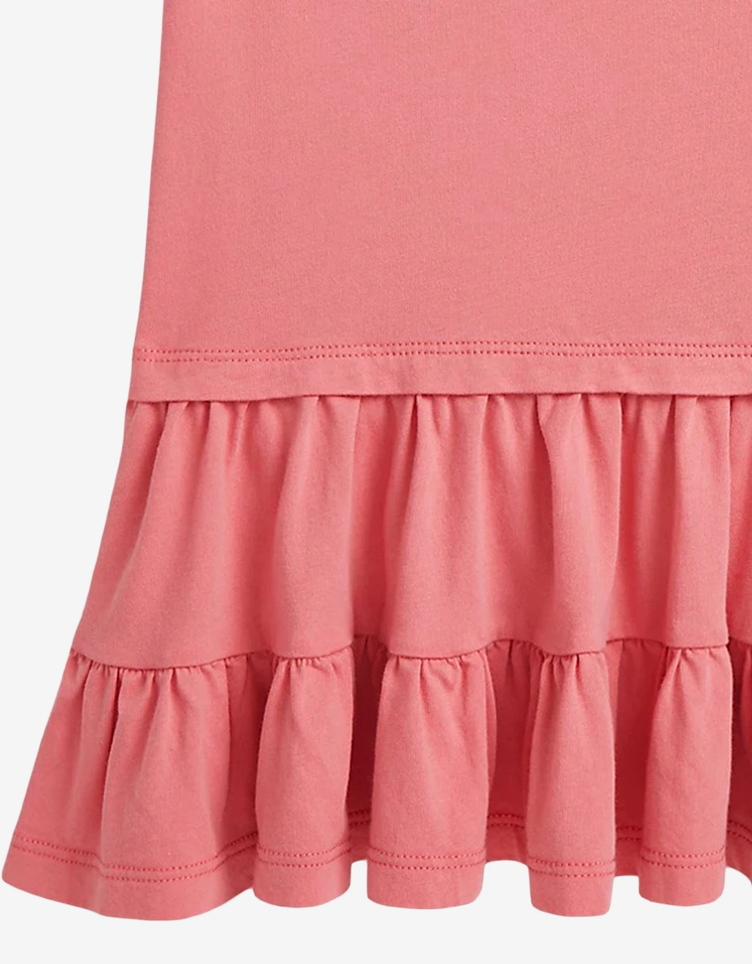Girls Polo Bear Jersey Dress in Pink